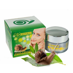 Night cream with snail secretion, collagen and elastin, 20 ml