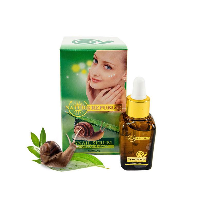 Face Serum with the secretion of snails, collagen and elastin, 20 g