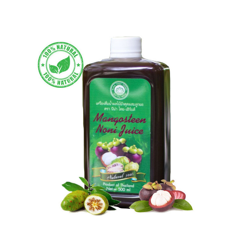 Nina Thai-Herbs Mangosteen Noni Juice, 500 ml