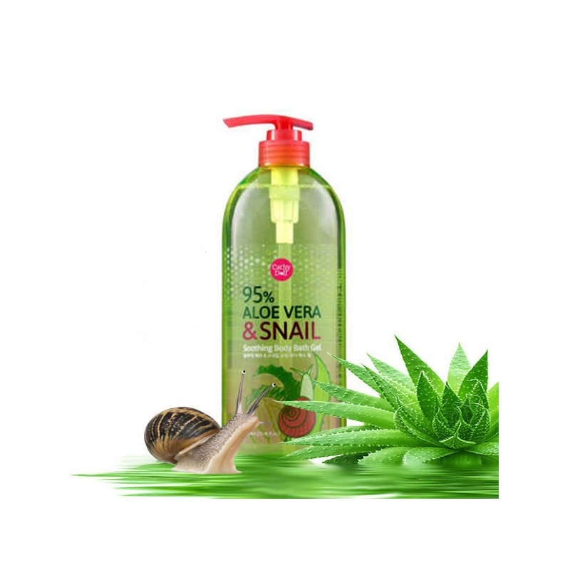 Cathy Doll Aloe Vera & Snail Soothing Body Bath Gel, 750 ml
