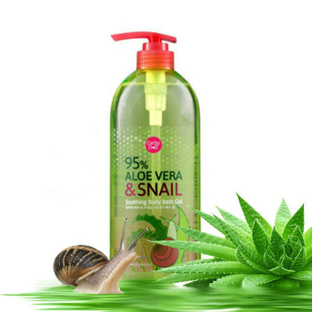 Cathy Doll Aloe Vera & Snail Soothing Body Bath Gel, 750 ml