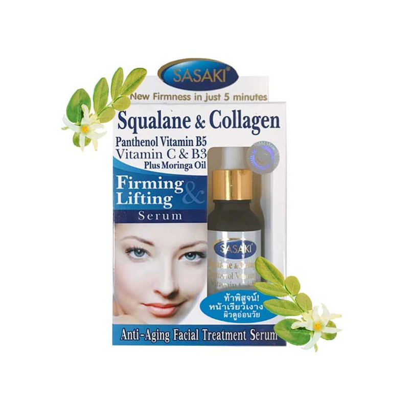 Sasaki Firming Lifting Serum with Squalane & Collagen, 15 ml