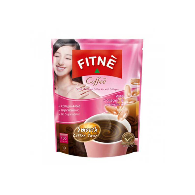 FITNE DIET Coffee 3 in 1 with Collagen & Vitamin C, 150 g