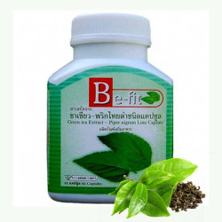 Be-Fit Slimming Capsules with Green Tea and Pepper Extract, 60 pcs