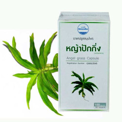 Kongka Herb Angel Grass Capsule for cleansing lymph, 100 pcs