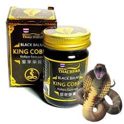 Royal Thai Herb Black Balm King Cobra, 50 g