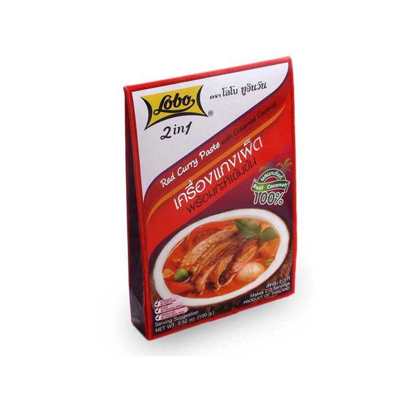 Lobo Red Curry Paste, 100 g