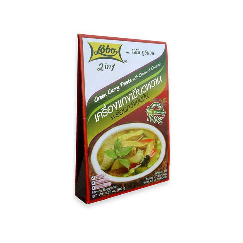 Lobo Паста Зеленое Карри, 100 г