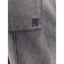 Initial cotton jogging trousers