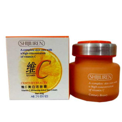 Shijiliren Интенсивный отбеливающий крем с витамином С, 50 г