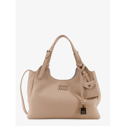 Hammered leather crossbody bag