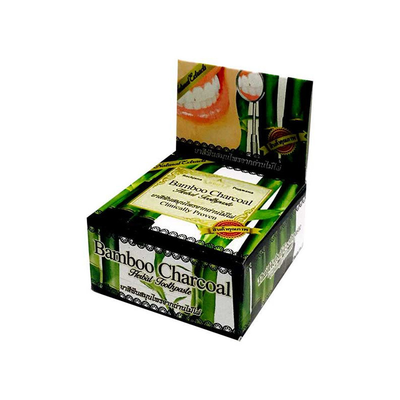 Thai Whitening toothpaste with bamboo of coal, 25g