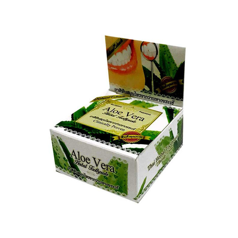 Thai Whitening Toothpaste with Aloe Vera, 30 g
