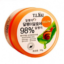 Soothing cream-gel with aloe vera and snail extract, 50 g