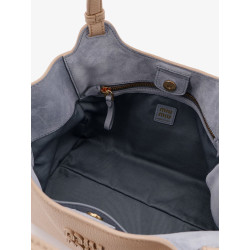 Hammered leather crossbody bag