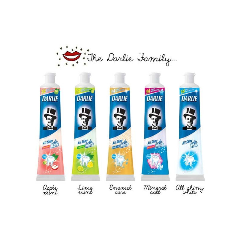Darlie All Shiny White Fluoride Toothpaste, 160 g