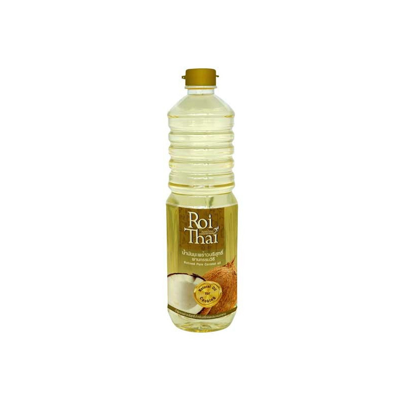 Roi Thai Coconut Cooking oil 100%, 1000 ml