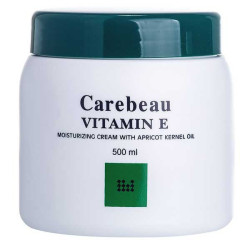 Carebeau Moisturizing body cream with apricot kernel oil and vitamin E, 500 ml