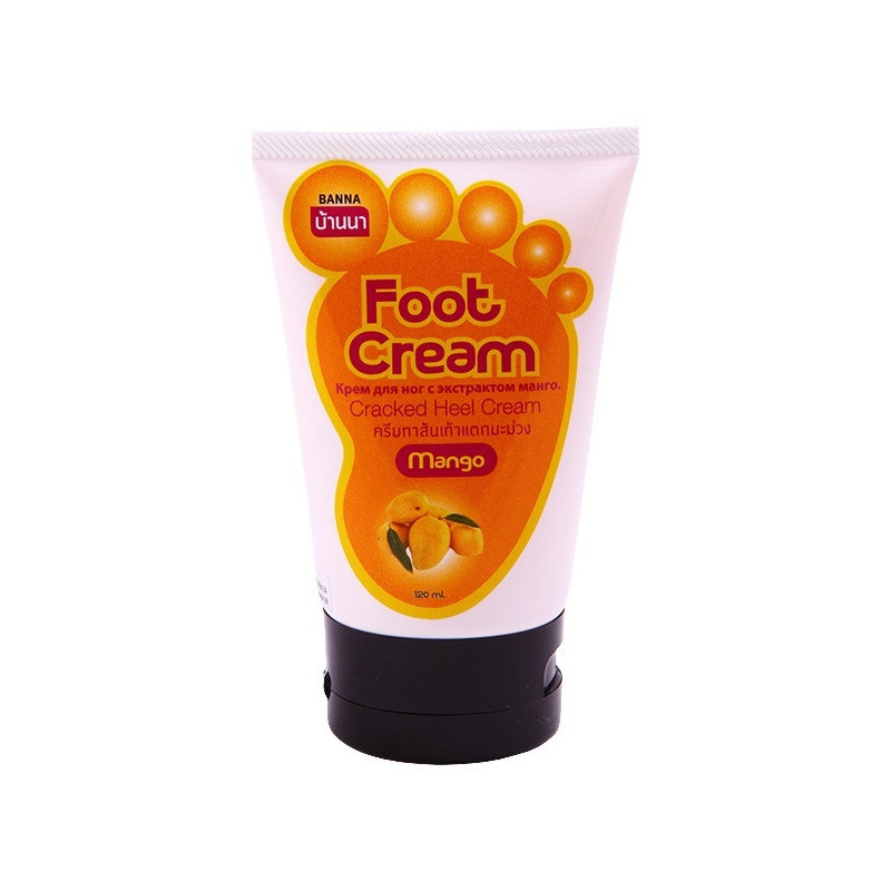 Banna Foot cream with fruit extracts, 120 ml