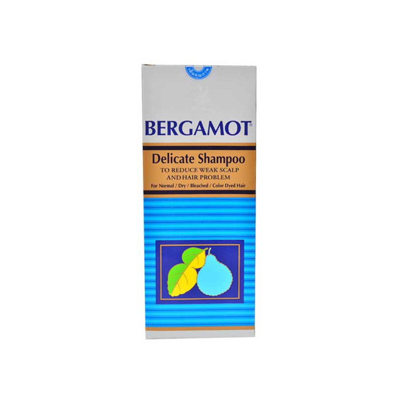 Bergamot Delicate shampoo to reduce weak scalp and hair problem, 100 ml