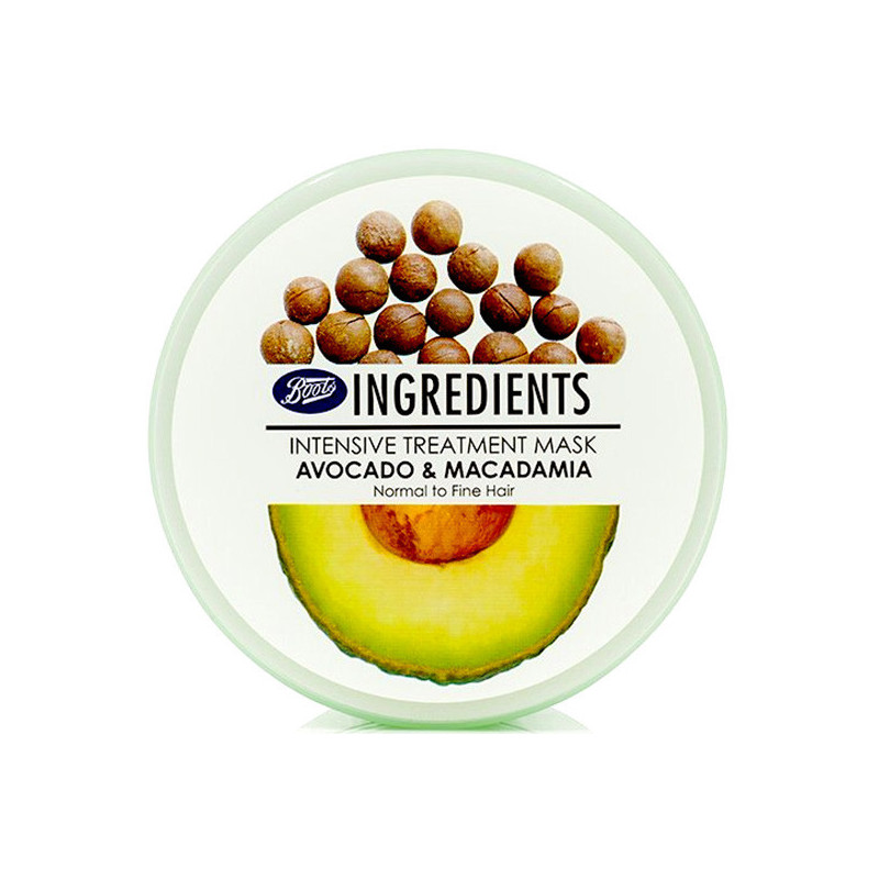Ingredients Intensive Treatment Mask Avocado & Macadamia 400ml