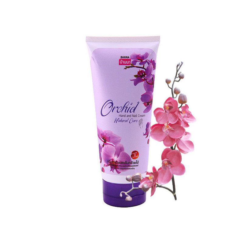 Banna Cream for hands and nails Leelawadee, rose, jasmine, orchid, 200 ml