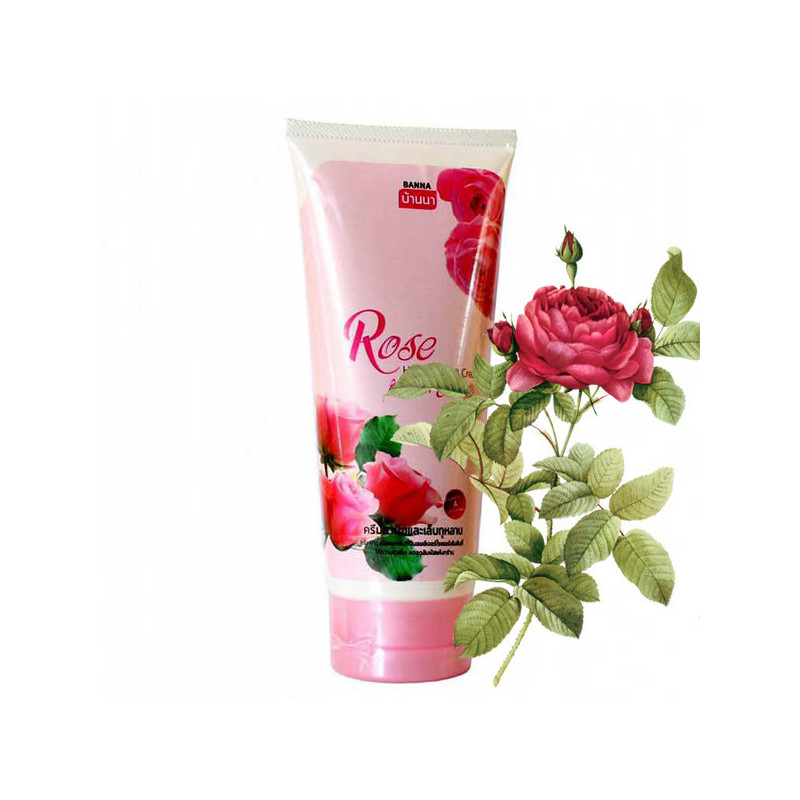 Banna Cream for hands and nails Leelawadee, rose, jasmine, orchid, 200 ml