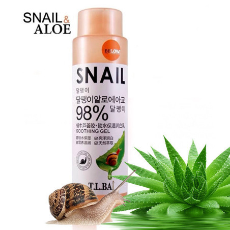 T.L BAI Moisturising emulsion with Aloe and snail face, 200 ml