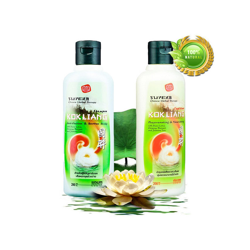 KOK LIANG Anti-hair loss dandruff herbal scalp soothes shampoo , 200 ml