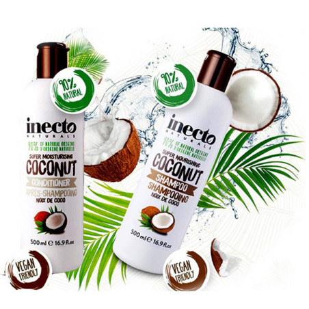 Inecto Pure Coconut Moisture Infusing Shampoo, 500 ml